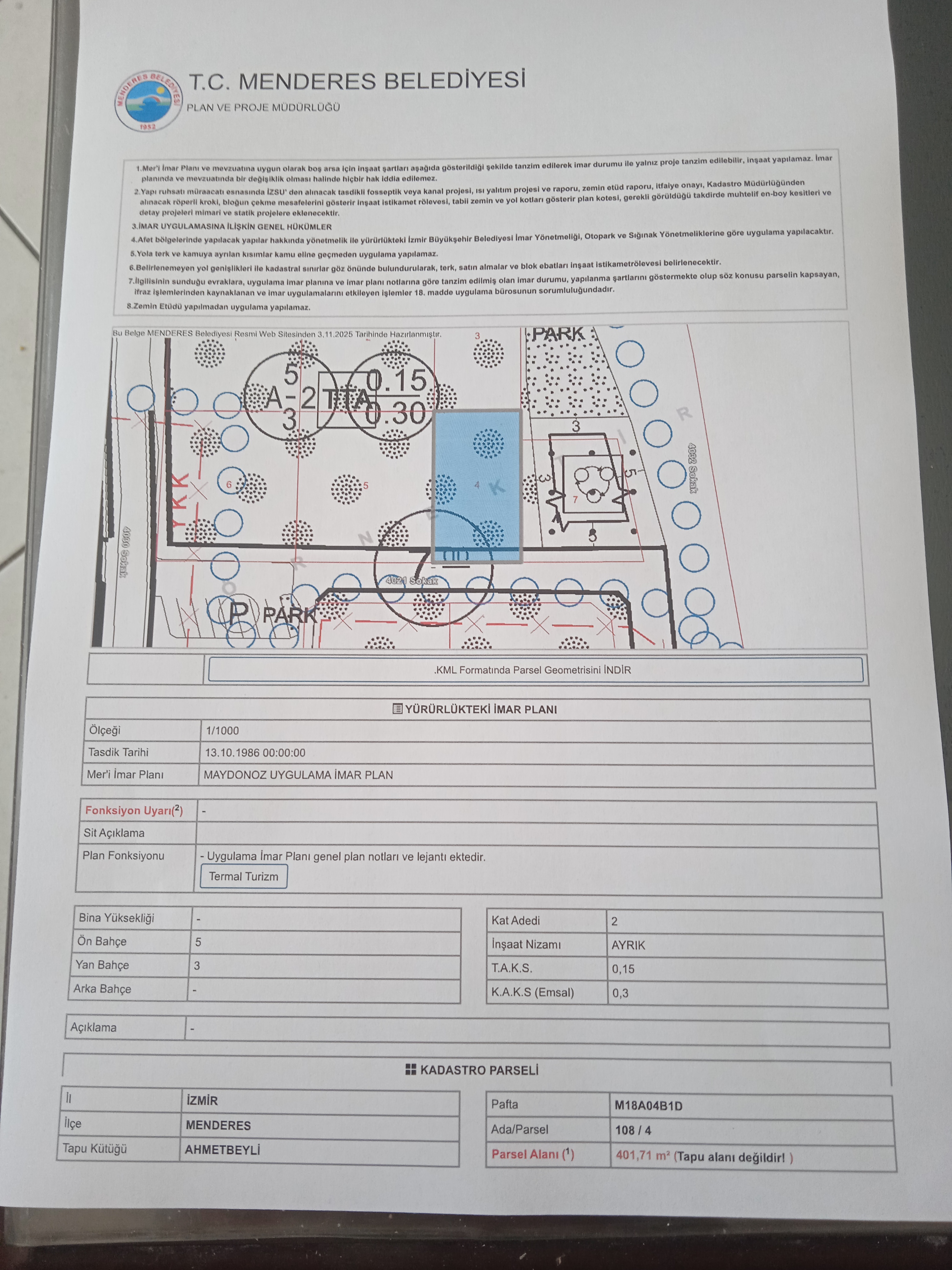 Denizli gayrimenkul 'den satılık arsa